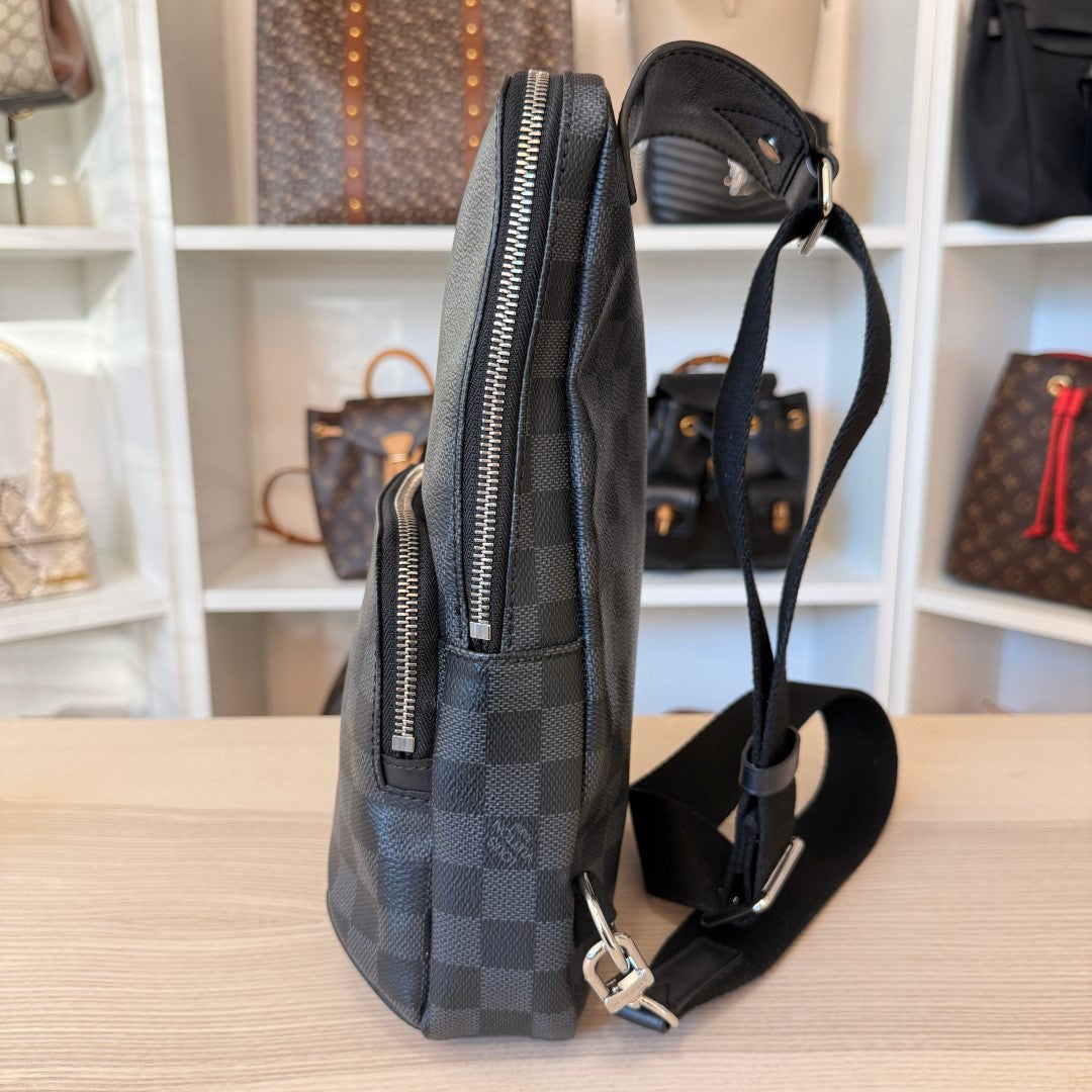 Louis Vuitton Damier Graphite Avenue Sling Backpack