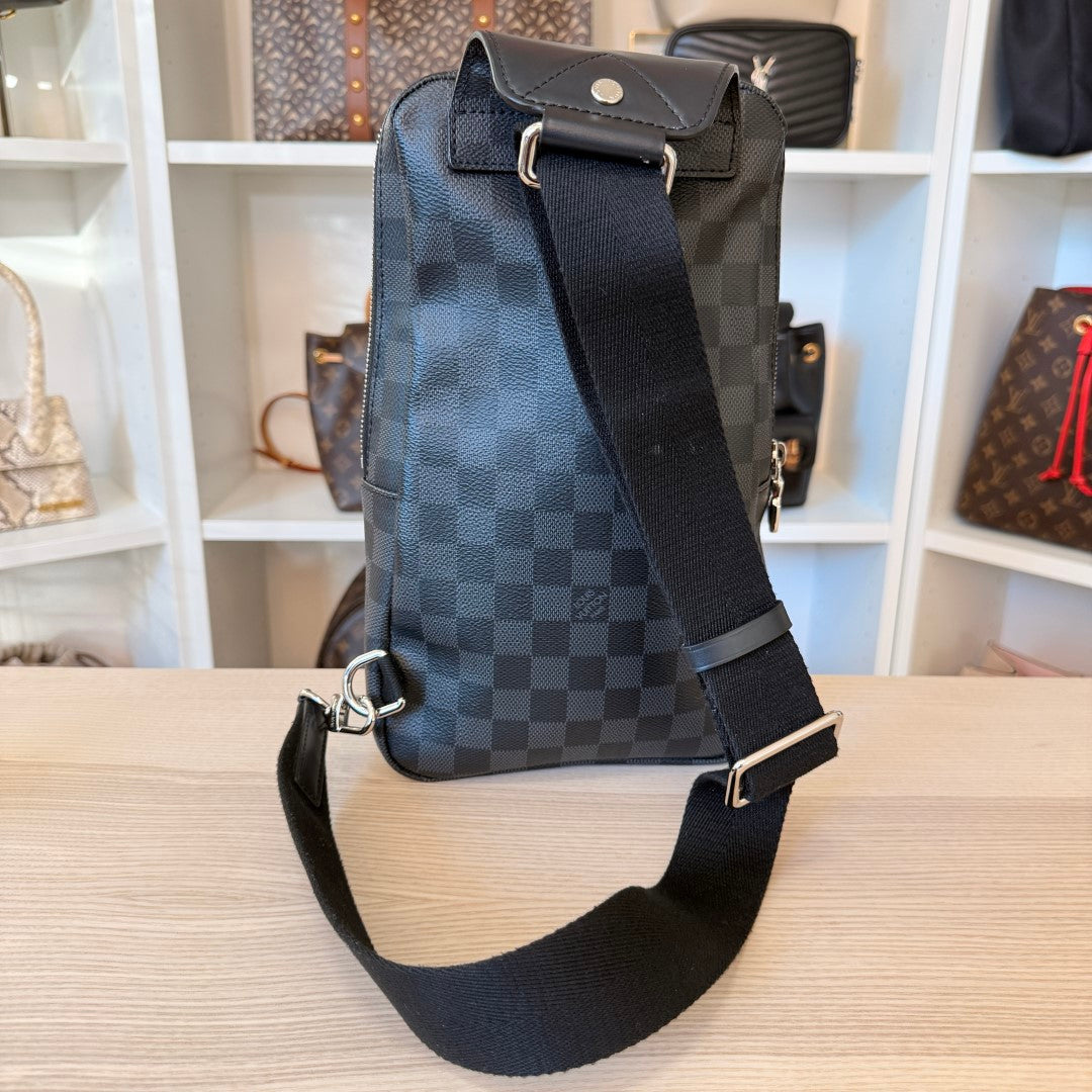 Louis Vuitton Damier Graphite Avenue Sling Backpack