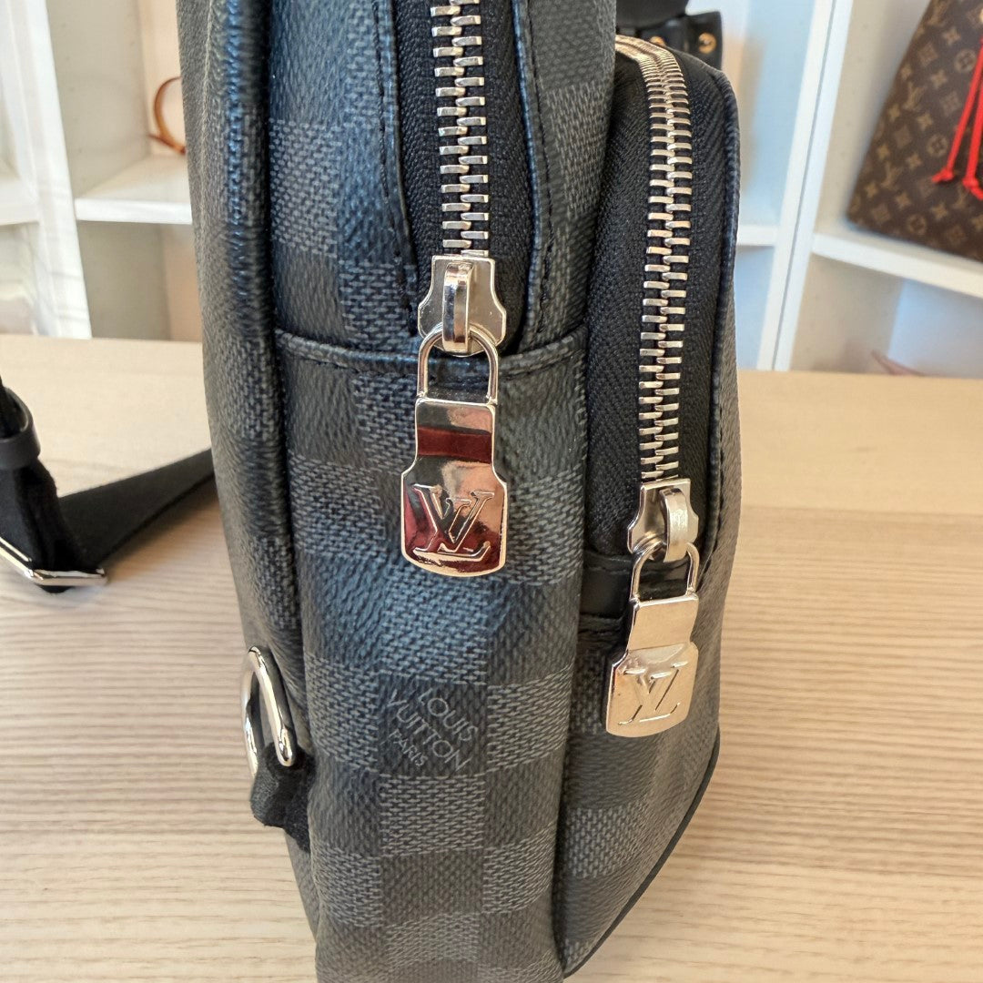 Louis Vuitton Damier Graphite Avenue Sling Backpack
