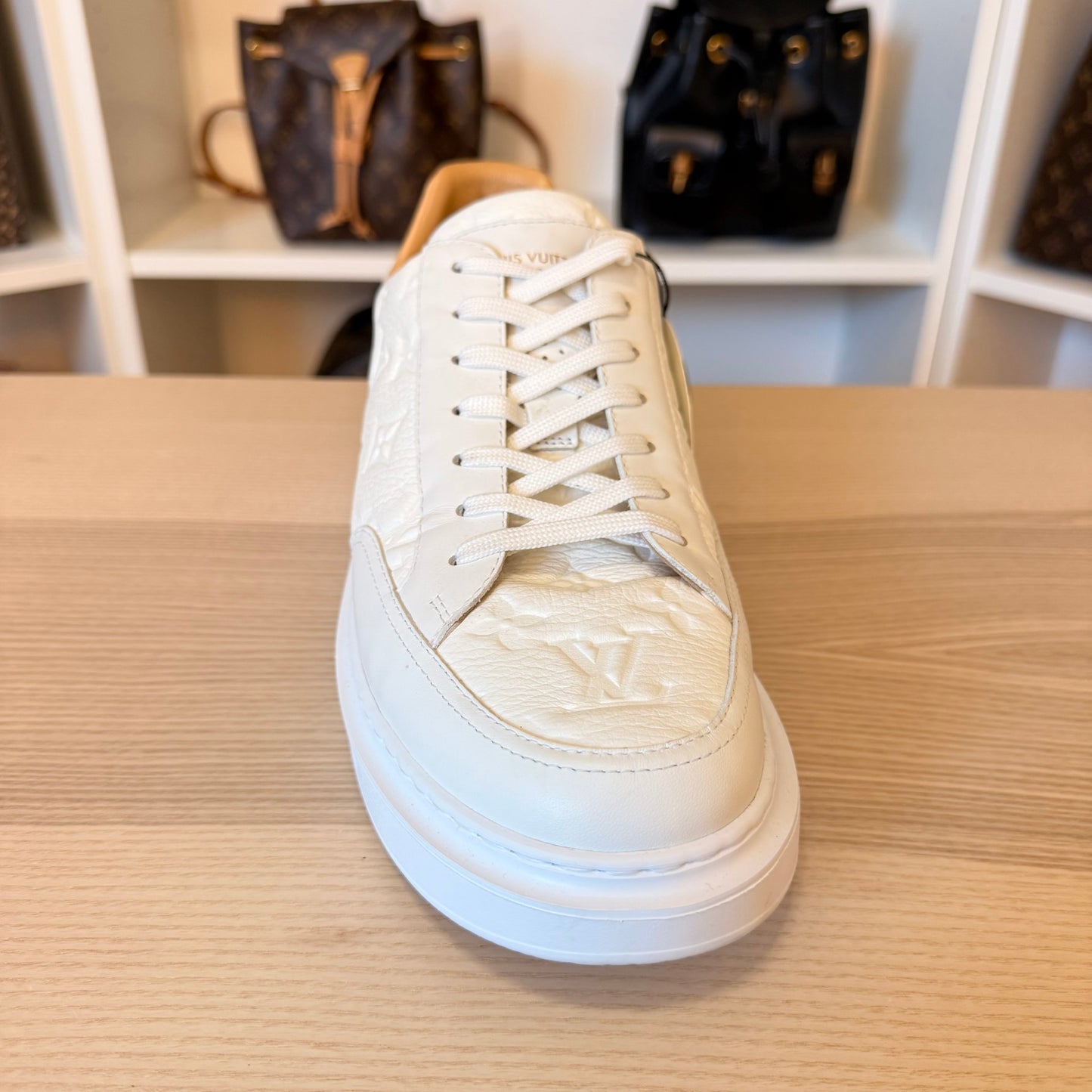 Louis Vuitton Beverly Hills Sneaker Size 8 White