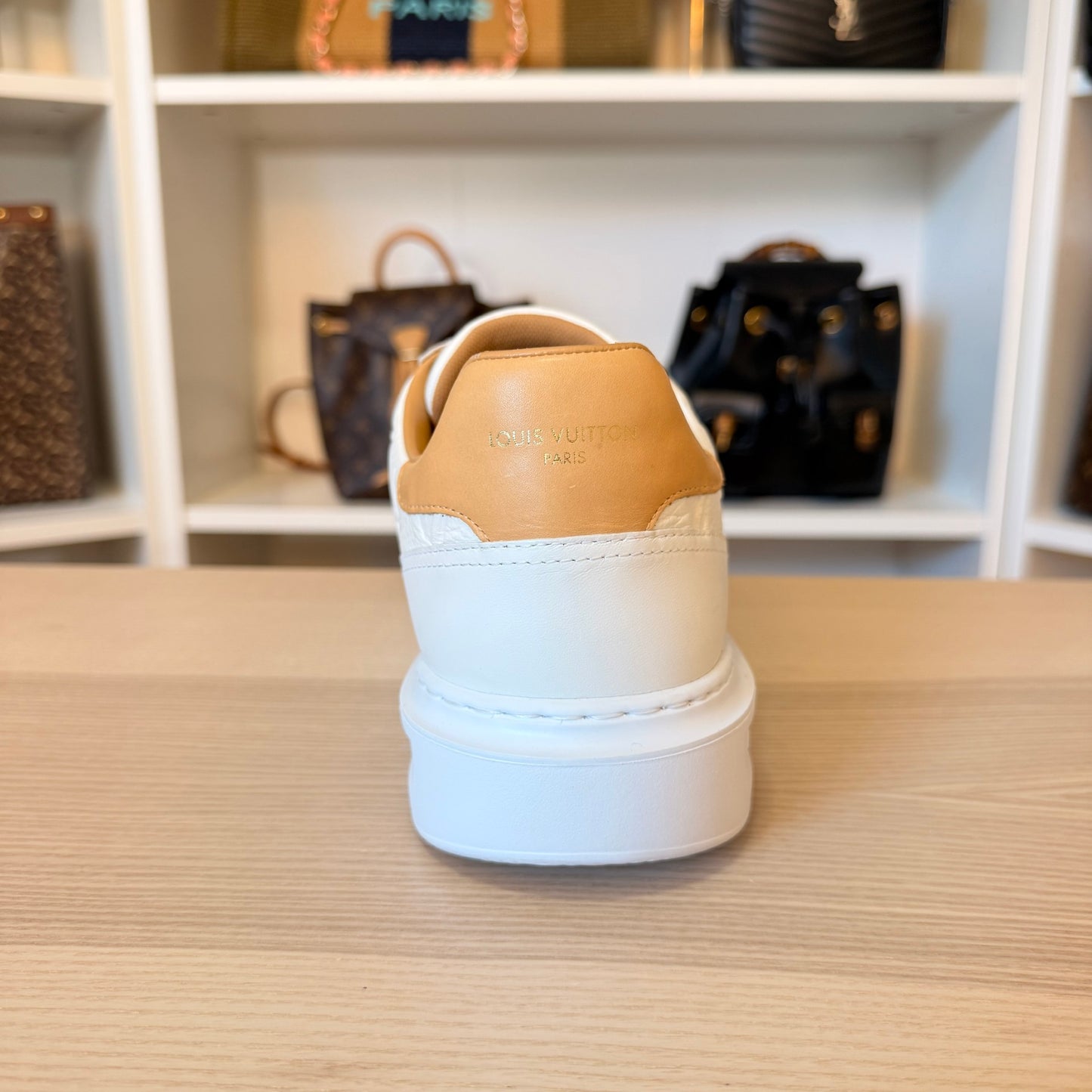 Louis Vuitton Beverly Hills Sneaker Size 8 White