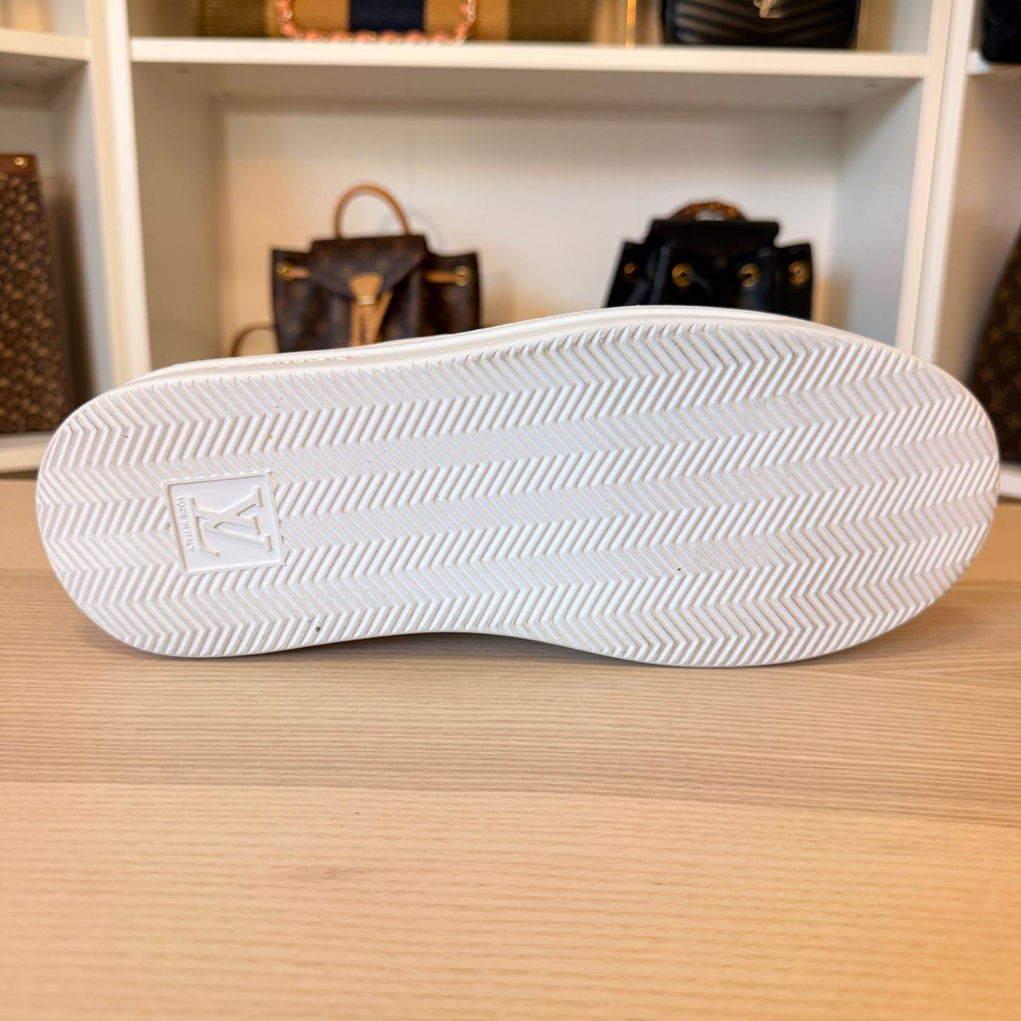 Louis Vuitton Beverly Hills Sneaker Size 8 White