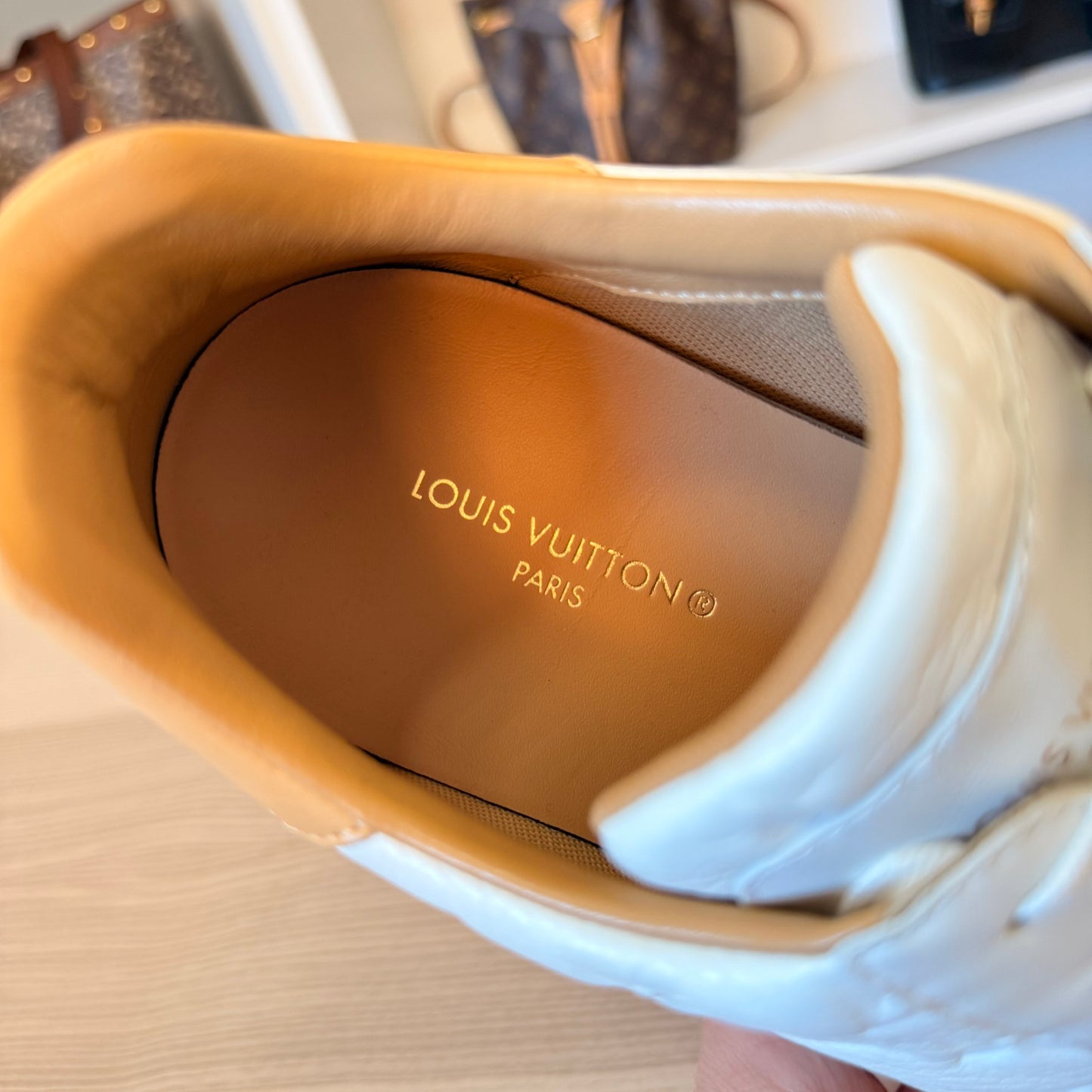 Louis Vuitton Beverly Hills Sneaker Size 8 White