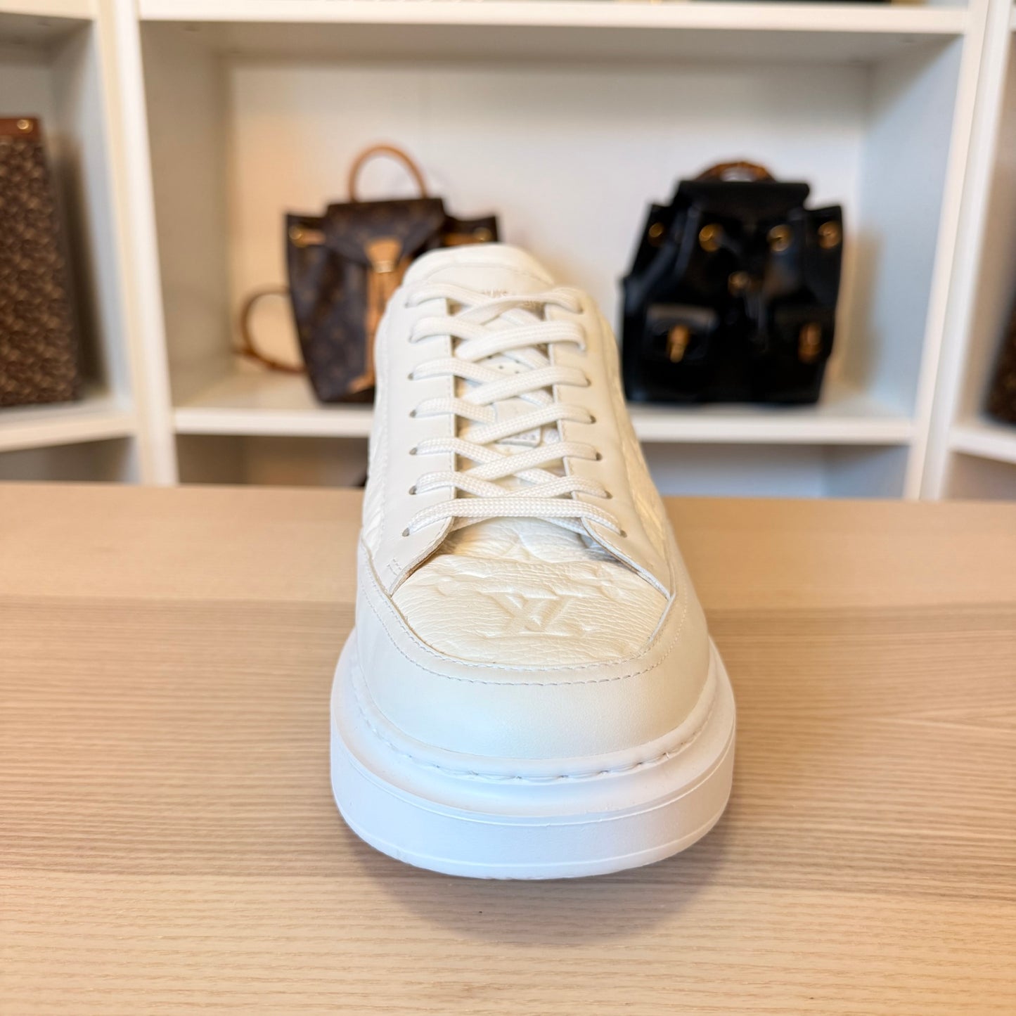 Louis Vuitton Beverly Hills Sneaker Size 8 White