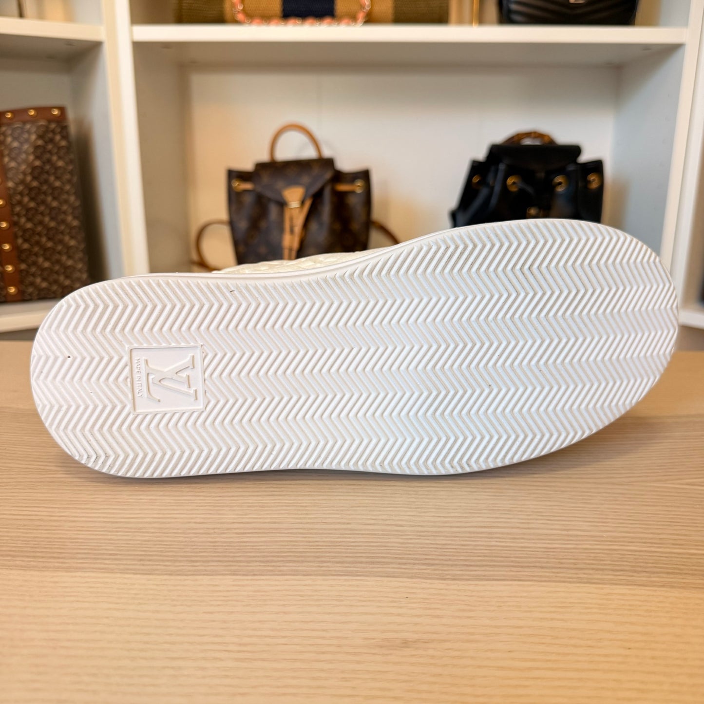 Louis Vuitton Beverly Hills Sneaker Size 8 White