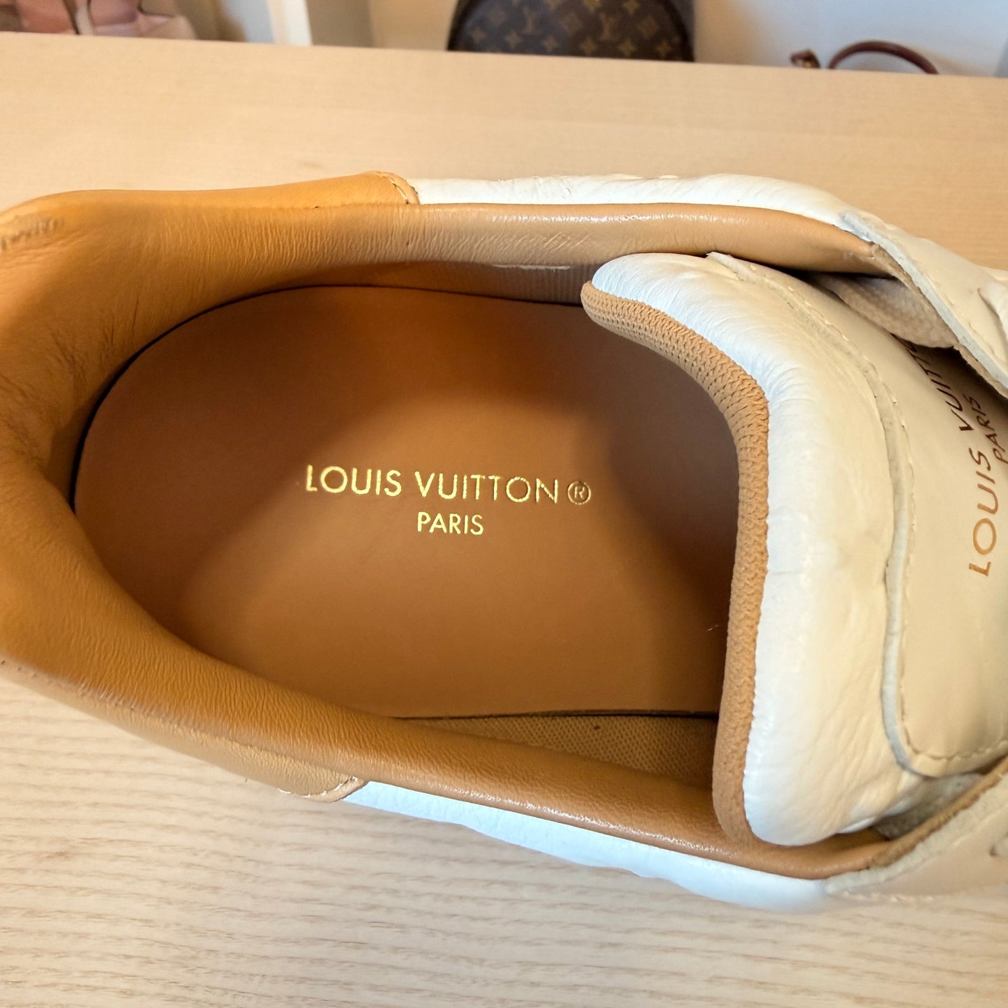 Louis Vuitton Beverly Hills Sneaker Size 8 White