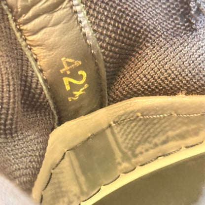 Christian Louboutin Arpoador Black Leather Drawstring Low Top Sneakers Size 42.5/ Size 9