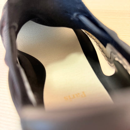 Christian Louboutin Arpoador Black Leather Drawstring Low Top Sneakers Size 42.5/ Size 9