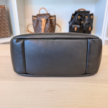 Saint Laurent YSL Padded Lambskin Small Le 5 A 7 Supple Hobo Black
