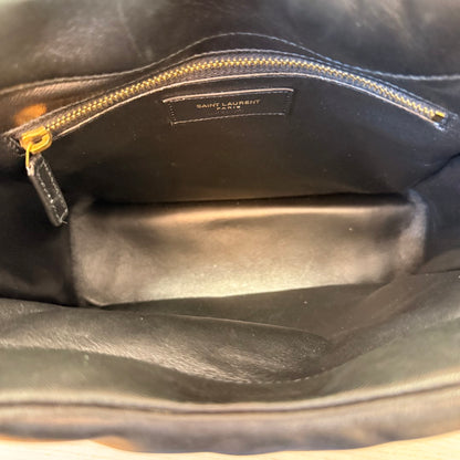 Saint Laurent YSL Padded Lambskin Small Le 5 A 7 Supple Hobo Black