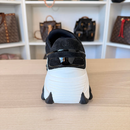 Balmain B-East Sneakers Size 9 US / 42 EU Black/White
