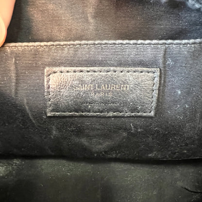 Saint Laurent Calfskin Monogram Lou Camera Bag Black Hardware