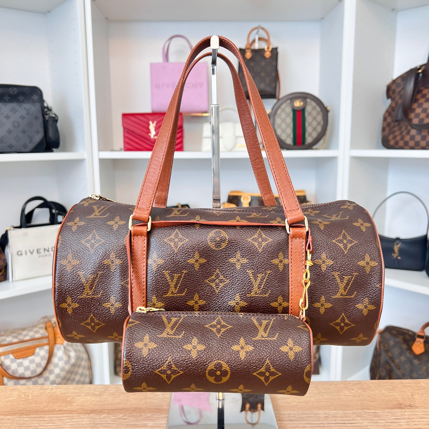 Louis Vuitton Monogram Papillon 30 With Pouch