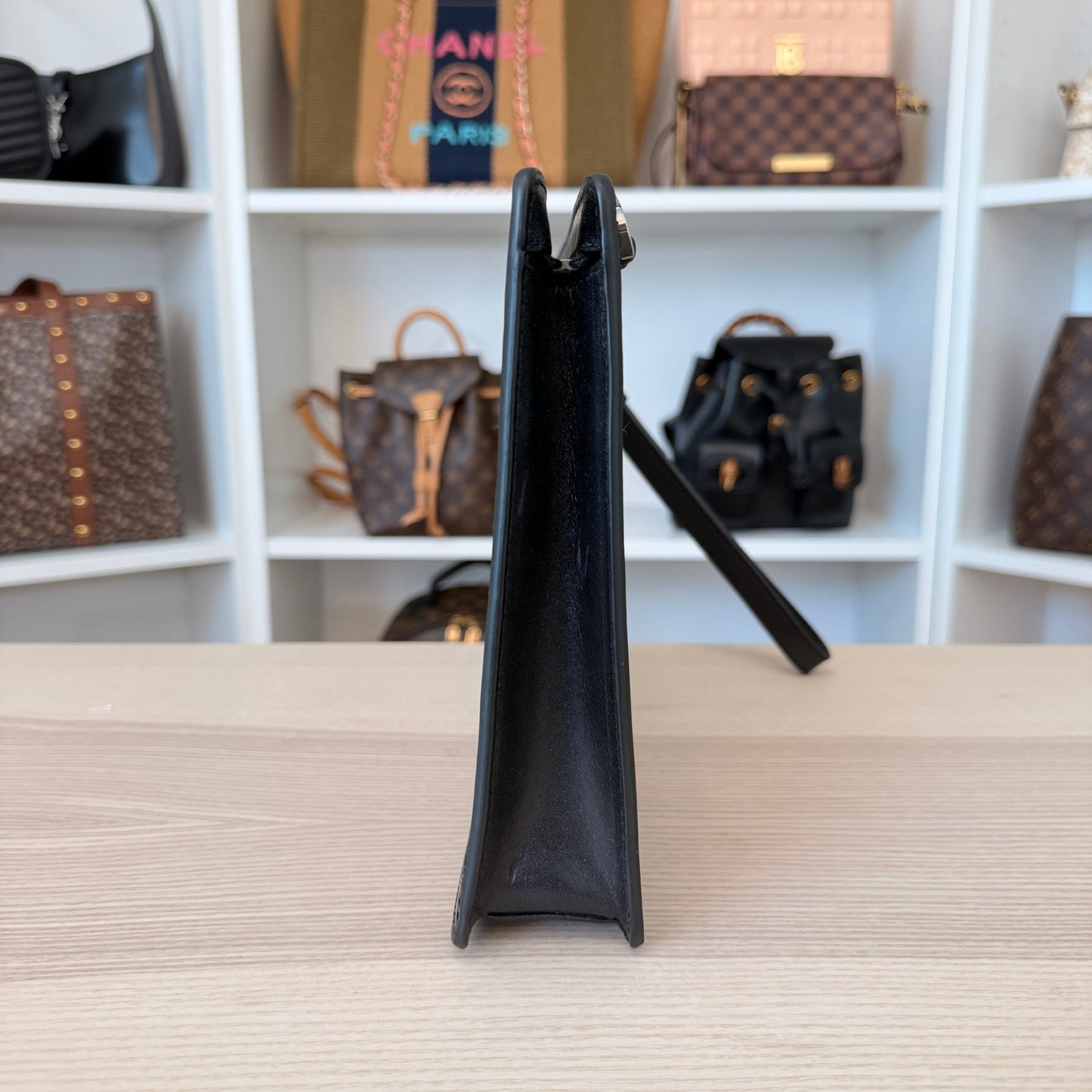 Versace Raffia Pouch Clutch/Wristlet/Crossbody Bag