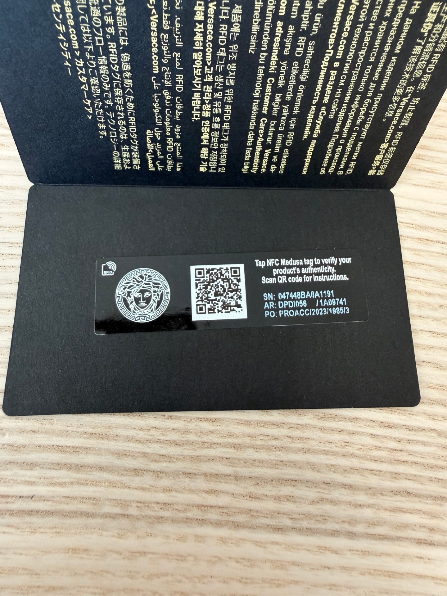 Versace Athena Zip Around Wallet Jacquard Leather Pink