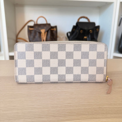 Louis Vuitton Damier Azur Clemence Wallet