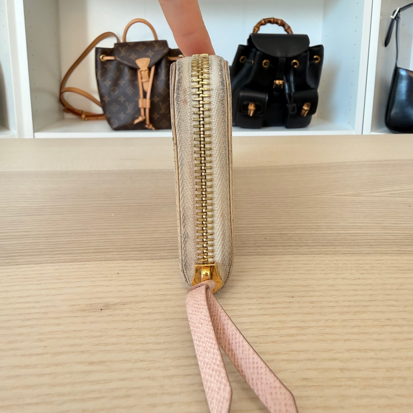 Louis Vuitton Damier Azur Clemence Wallet