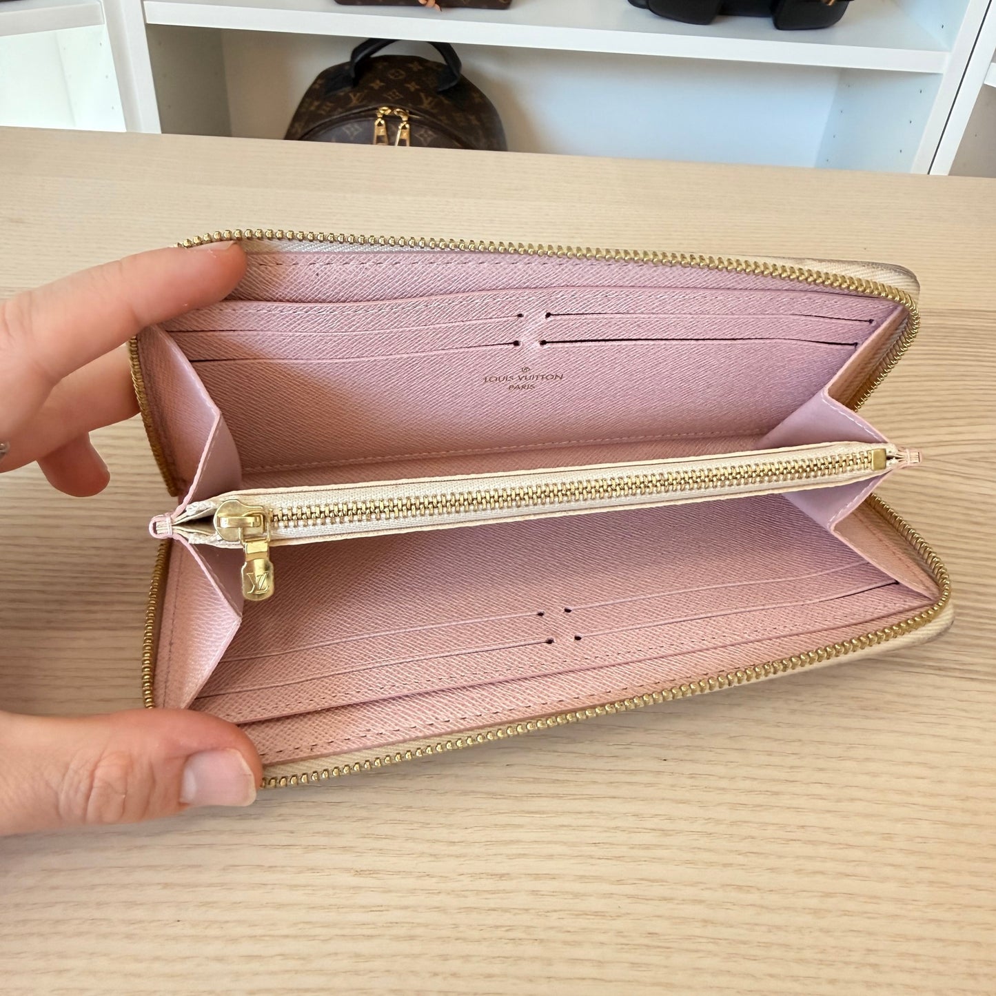 Louis Vuitton Damier Azur Clemence Wallet