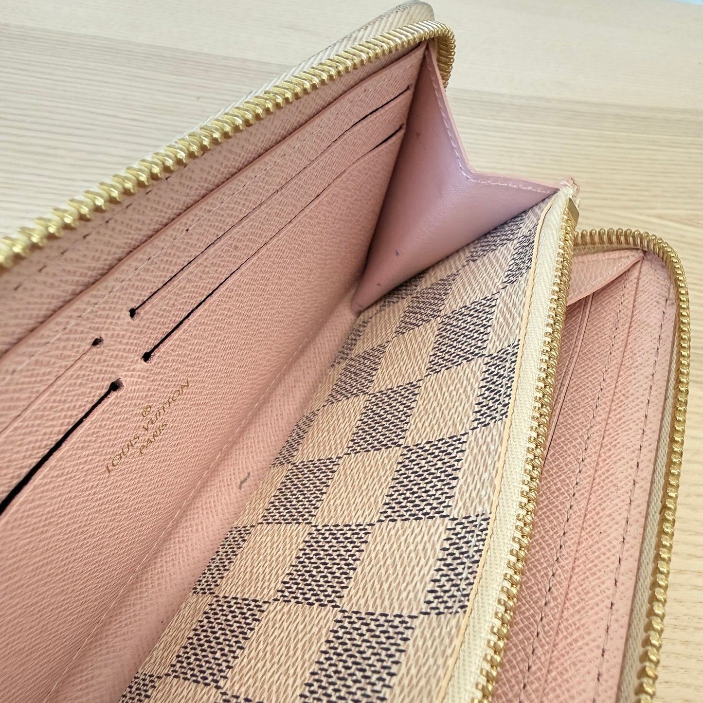 Louis Vuitton Damier Azur Clemence Wallet
