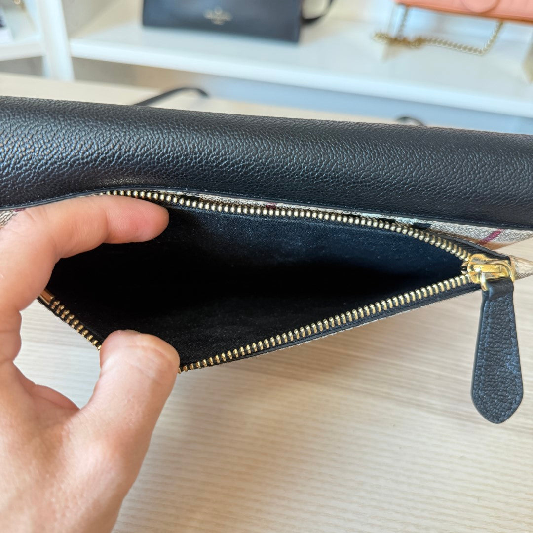 Burberry Haymarket Check Small Loxley Crossbody Black
