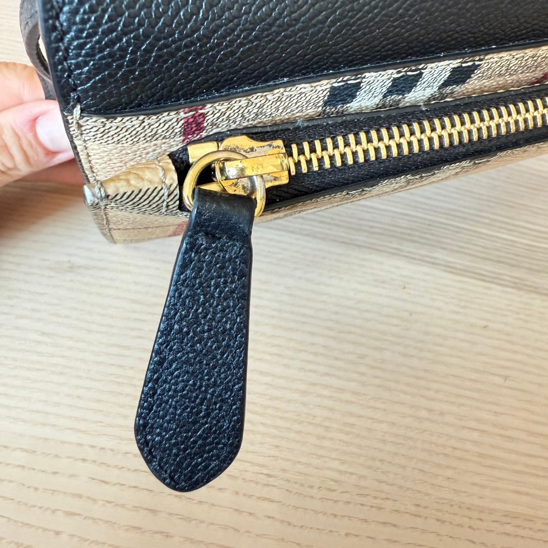 Burberry Haymarket Check Small Loxley Crossbody Black