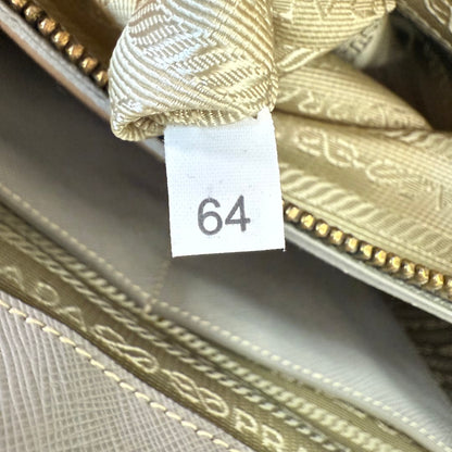 Prada Saffiano Large Galleria Double Zip Tote Grey