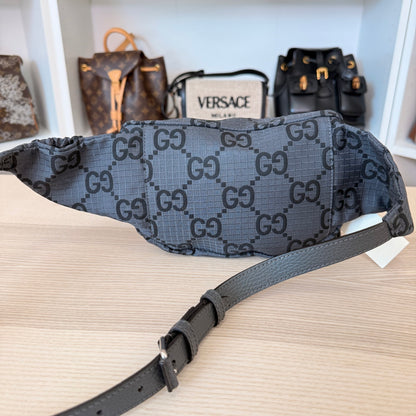 Gucci GG Nylon Ripstop Belt Bag Grey