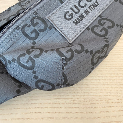 Gucci GG Nylon Ripstop Belt Bag Grey
