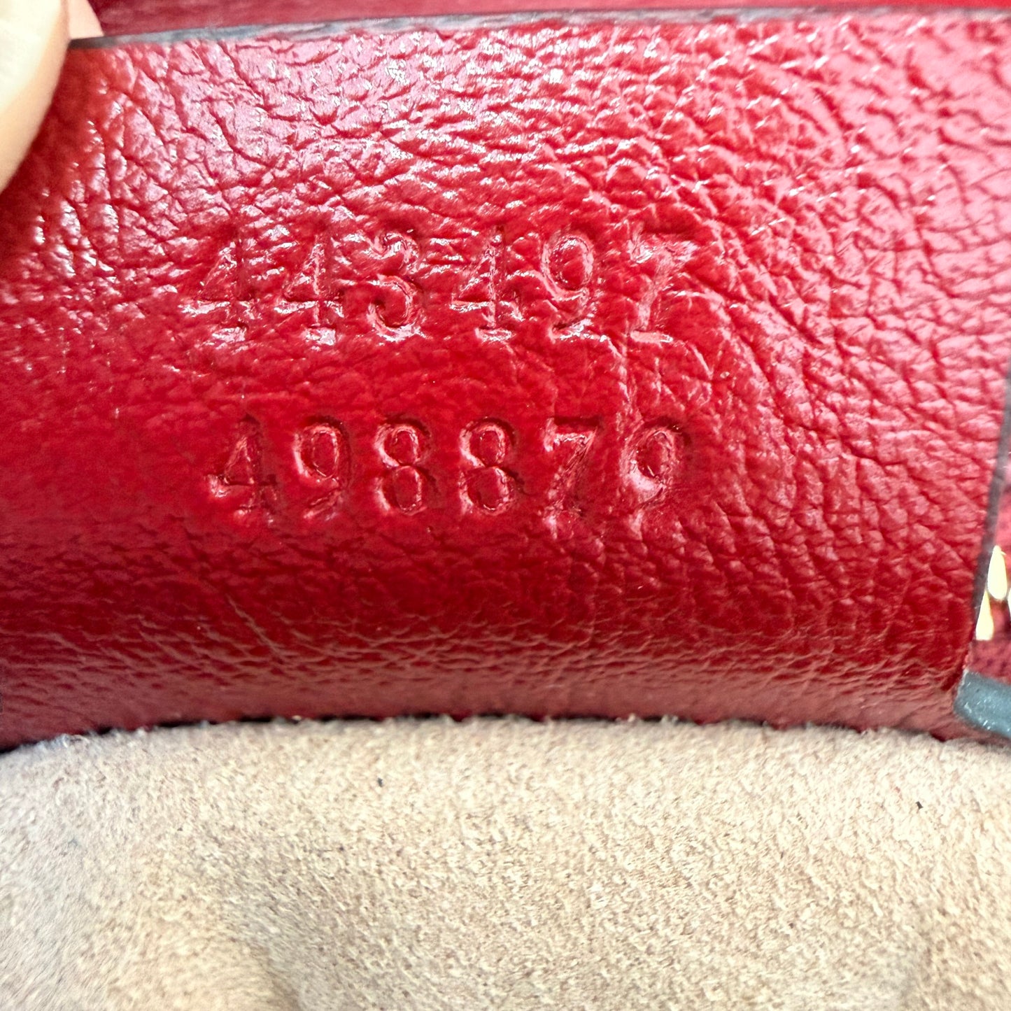 Gucci Monogram GG Azalea Matelasse Marmont Chain Shoulder Bag Beige Ebony