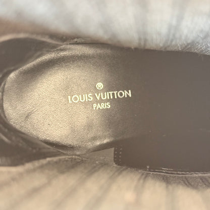 Louis Vuitton Monogram Ankle Boots Smooth Leather Size 37.5 EU / 7.5 US