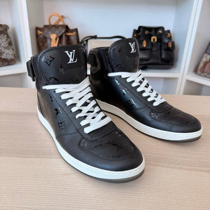 Louis Vuitton Monogram Rivoli Sneaker Boot Size 9