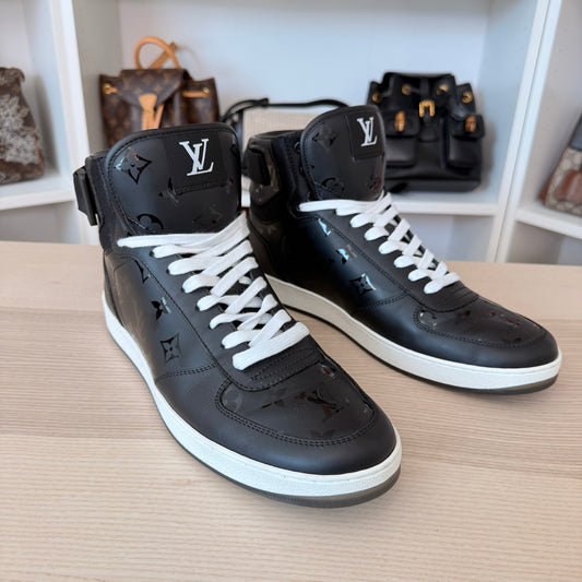 Louis Vuitton Monogram Rivoli Sneaker Boot Size 9