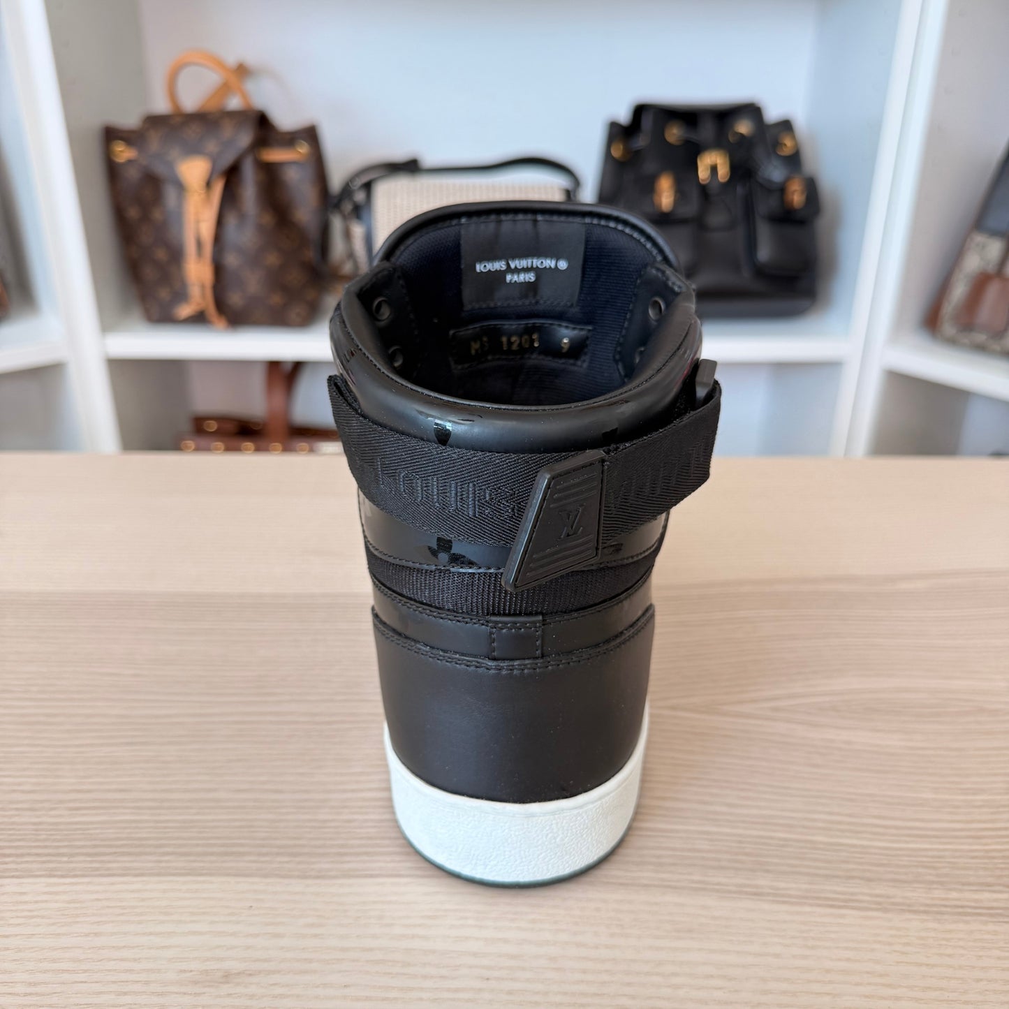 Louis Vuitton Monogram Rivoli Sneaker Boot Size 9