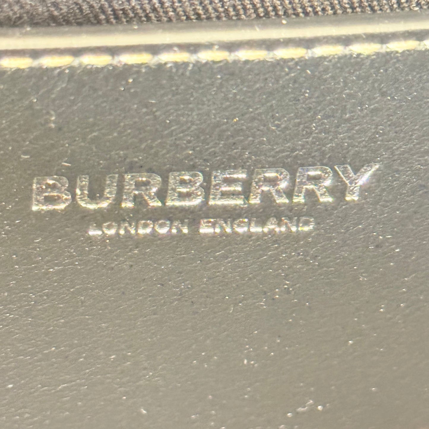 Burberry E-canvas Cason Check Bum Bag Dark Birch Brown