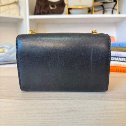 Saint Laurent YSL Classic Monogram Tassel Crossbody Bag Leather Small