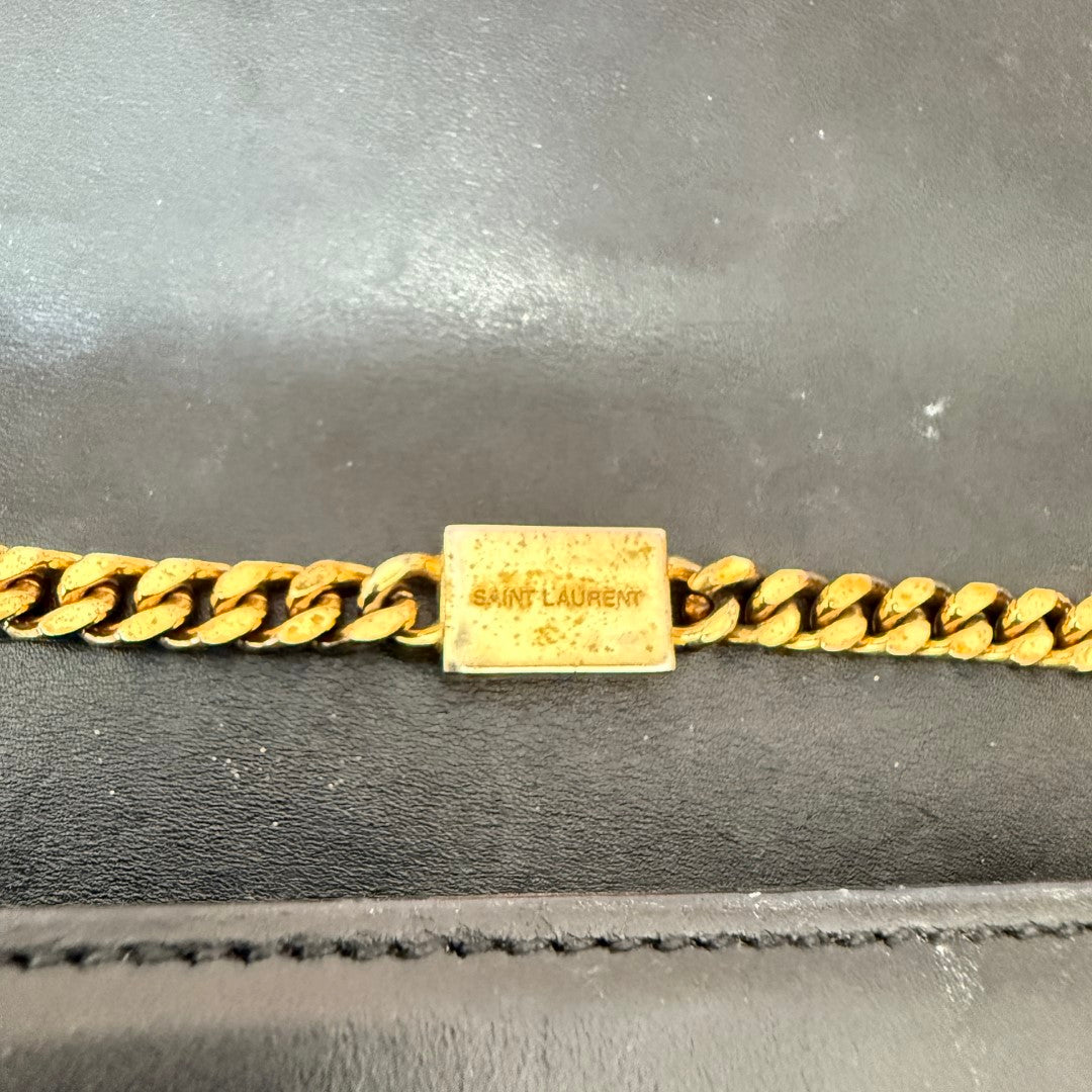 Saint Laurent YSL Classic Monogram Tassel Crossbody Bag Leather Small