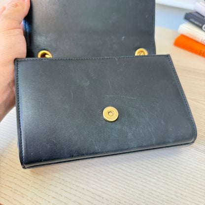 Saint Laurent YSL Classic Monogram Tassel Crossbody Bag Leather Small