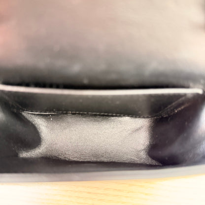 Celine Shiny Calfskin Mini Triomphe Black