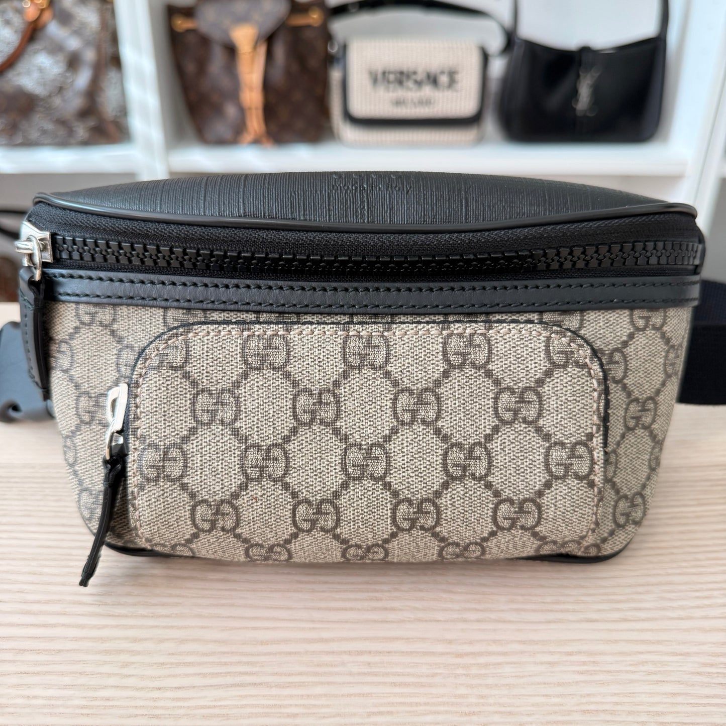 Gucci Supreme GG Eden Belt Bag Black Small