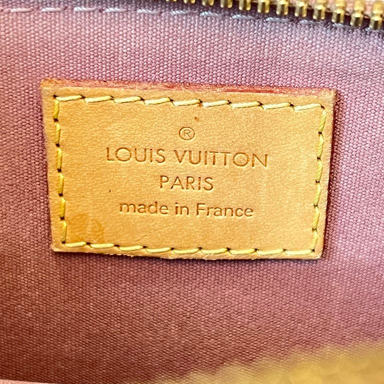 Louis Vuitton Vernis Alma BB Rose Velours