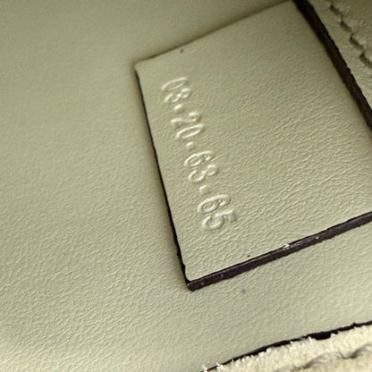 Chloe Tess Bag Leather Small 2 Way Green/Grey