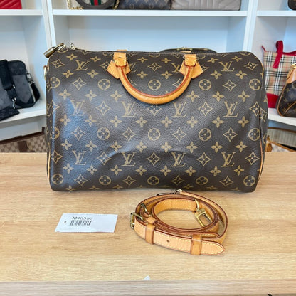 Louis Vuitton Monogram Speedy Bandouliere 35