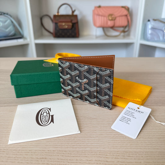 Goyard Porte-Carte Insert Victoire Card Wallet Black
