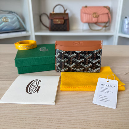 Goyard Porte-Carte St. Sulpice Card Wallet Black