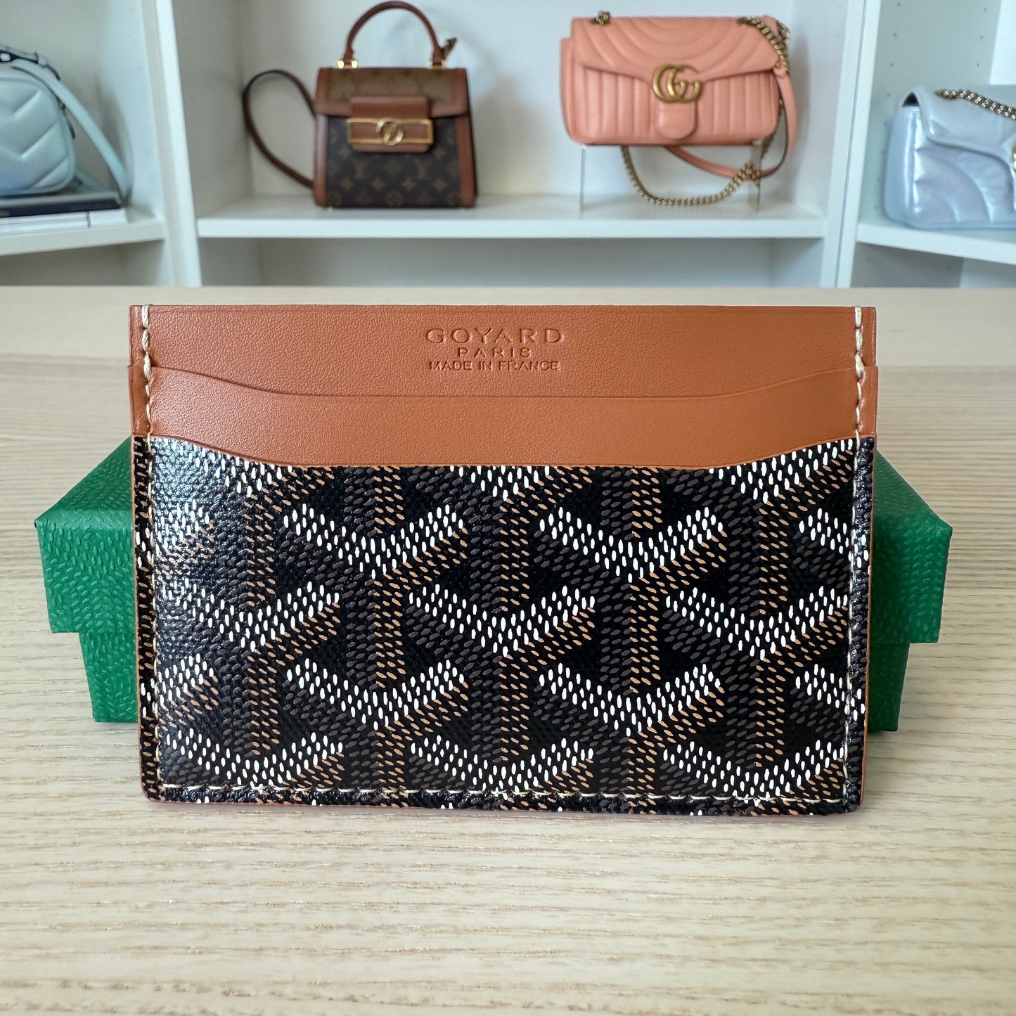 Goyard Porte-Carte St. Sulpice Card Wallet Black