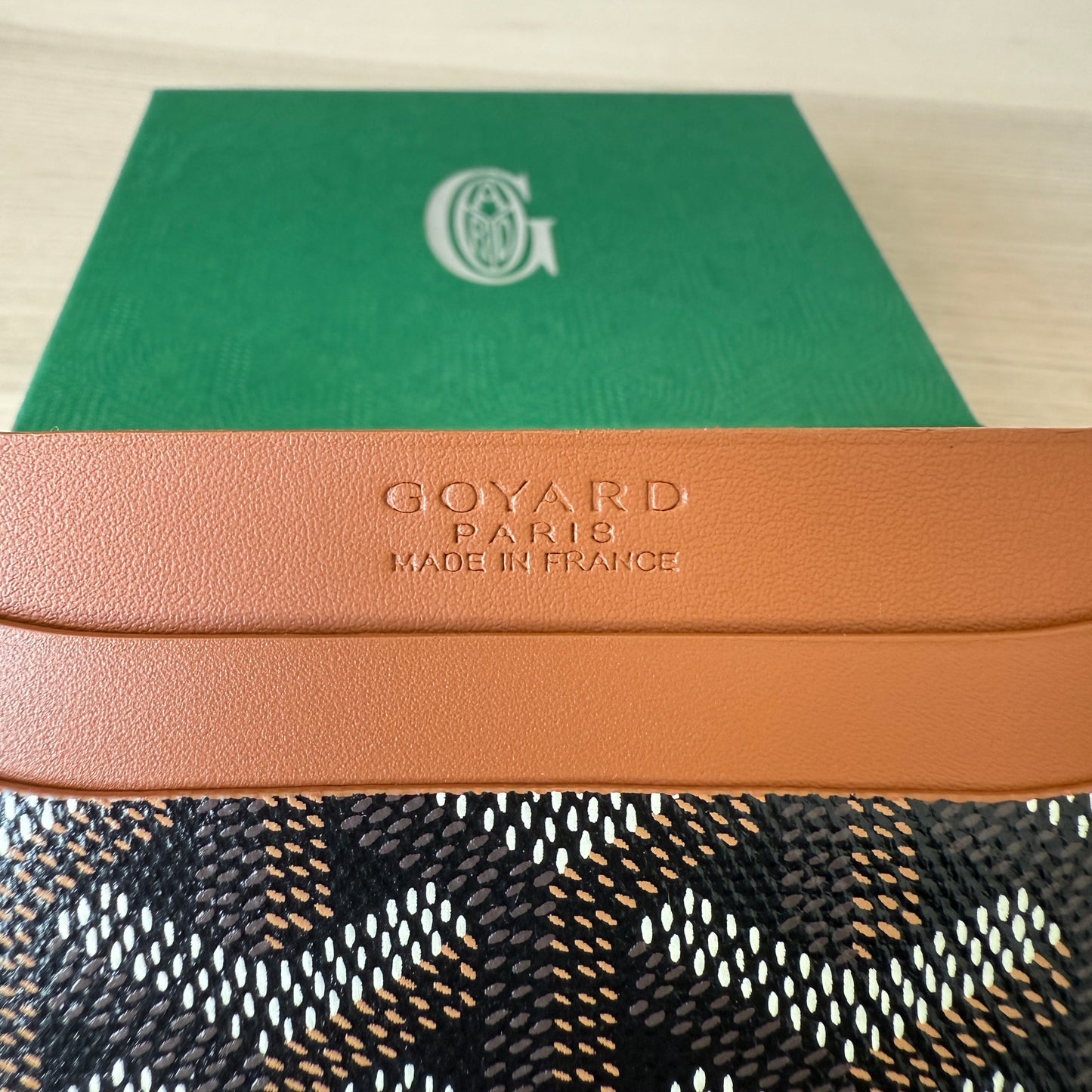 Goyard Porte-Carte St. Sulpice Card Wallet Black