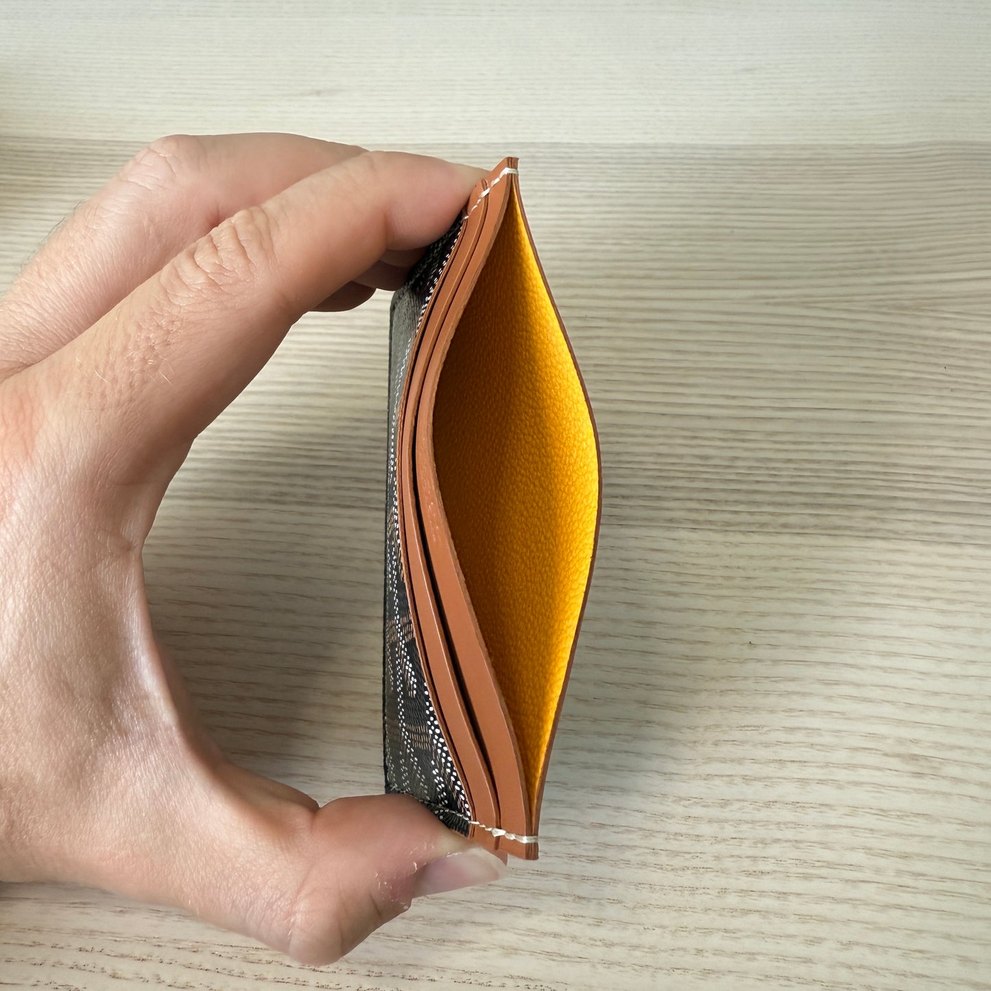 Goyard Porte-Carte St. Sulpice Card Wallet Black