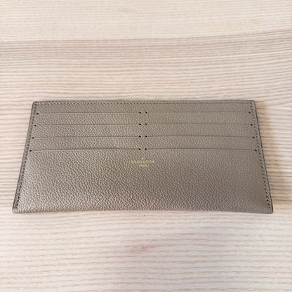 Louis Vuitton Monogram Empreinte Pochette Felicie Leather Turtledove