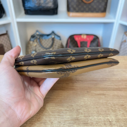 Louis Vuitton Reverse Monogram Giant Double Zip Pochette