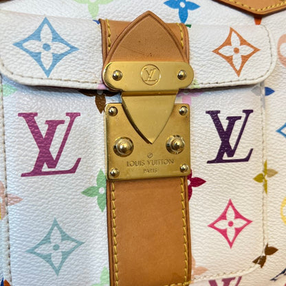 Louis Vuitton Monogram Multicolor Speedy 30 White